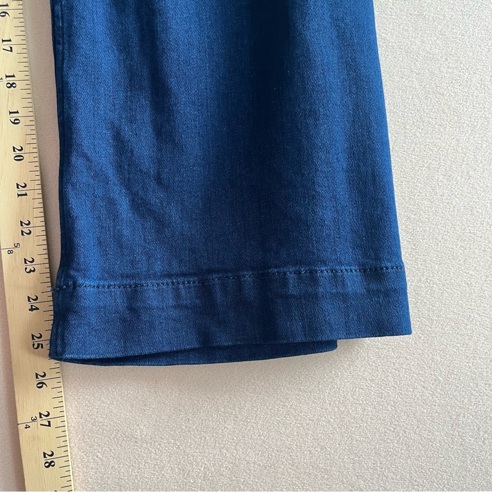 Anthropologie The Colette Denim Cropped Wide-Leg Jeans by Maeve Minimalist in 28 - Picture 14 of 14